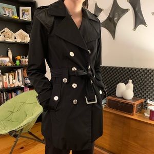 Black trench coat